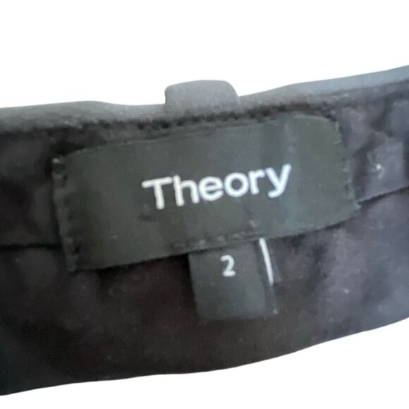 EUC! Theory Gray Tailor Trouser in Admiral Crepe - Size 2 (Ankle Length or 2P) - Picture 9 of 10